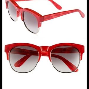 Bright red Wildfox sunnies
